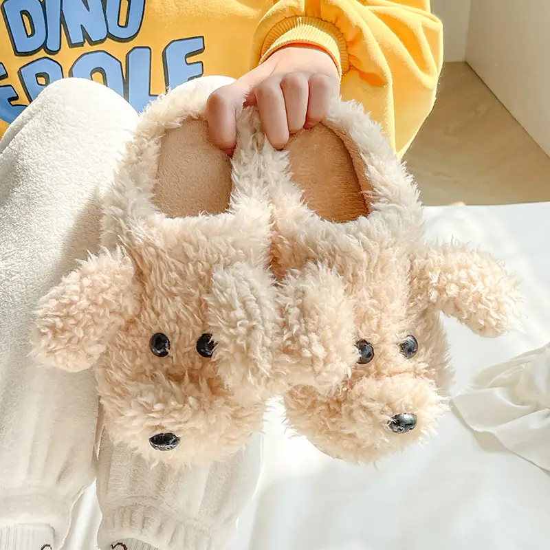 Cixi Cotton Slippers Women's Winter Home Use Spring and Autumn Indoor Non-slip Home Warm Couple's Winter Fur Plush Men - Image 6