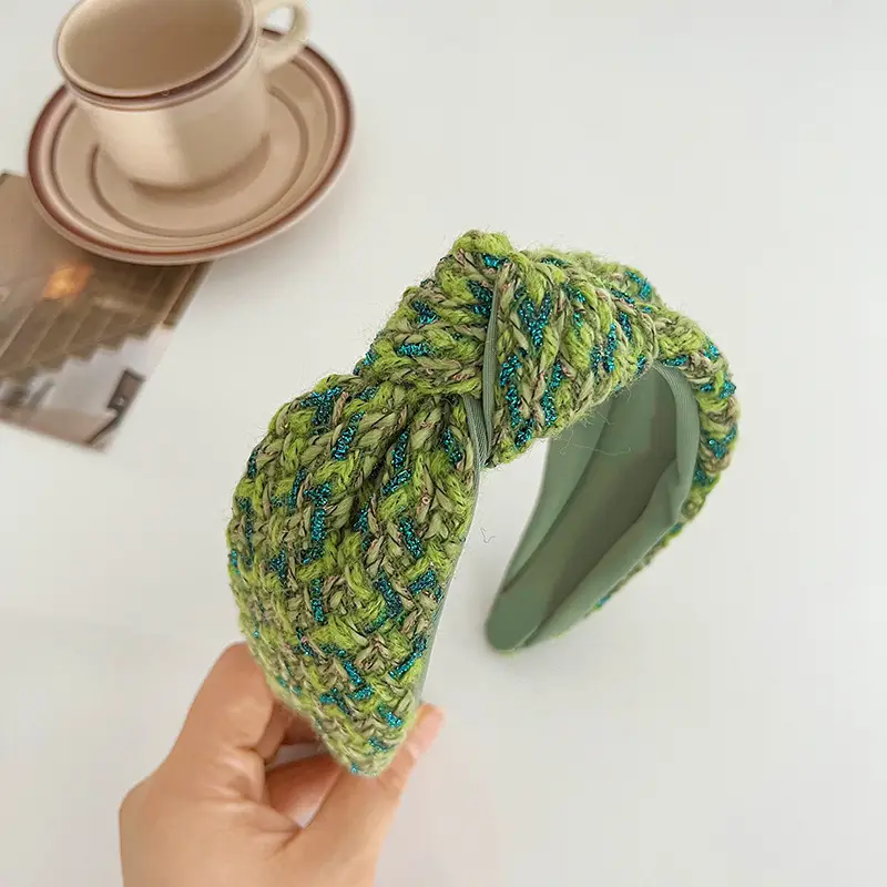 Korean Style Knotted Skull Top Headband for Women - Image 4