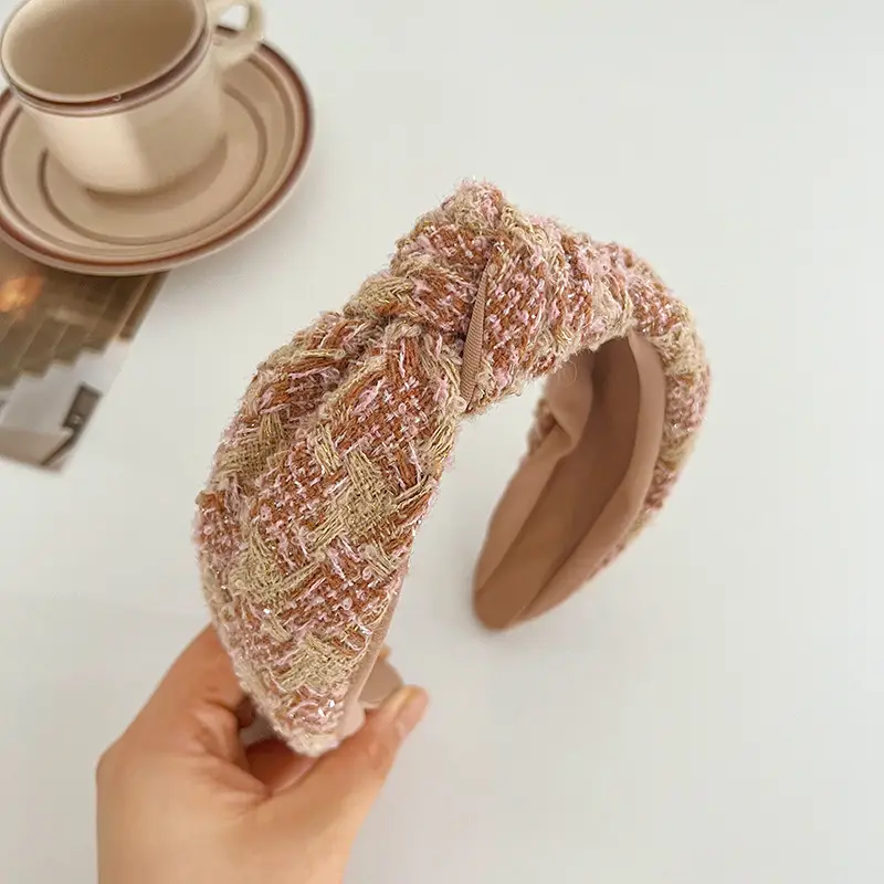 Korean Style Knotted Skull Top Headband for Women - Image 5