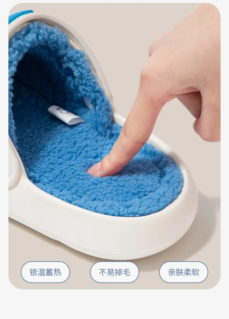 Sanrio genuine joint-name cotton slippers women's winter home cute casual warm cotton slippers â feature 7