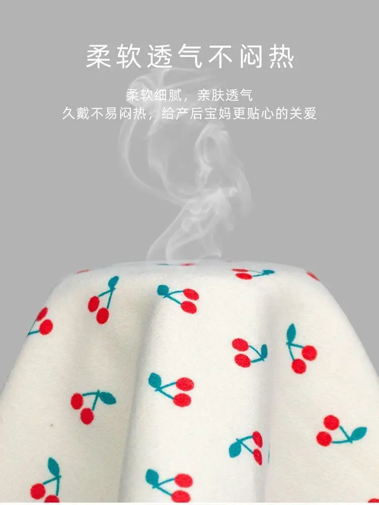 Autumn Winter Cotton Headscarf with Floral Design — feature 6