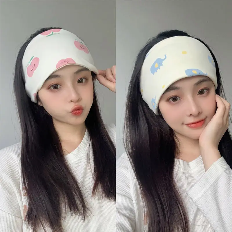 Autumn Winter Cotton Headscarf with Floral Design - Image 8