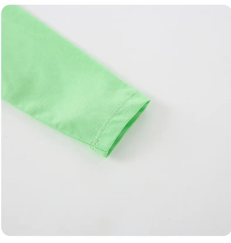 Kids Long Sleeve T-Shirt Green Cartoon Boys Medium Small — feature 13