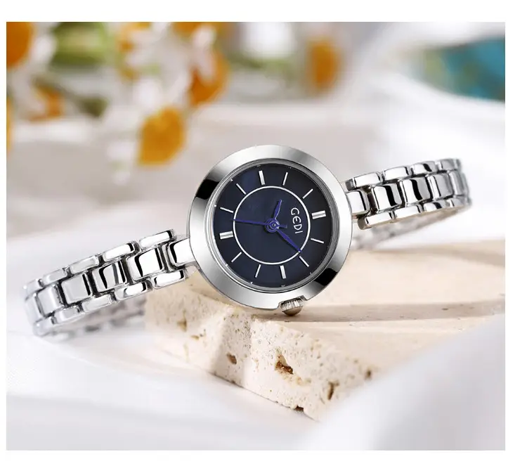 Women's Fritillaria Quartz Watch Stainless Steel Chain Band — feature 14