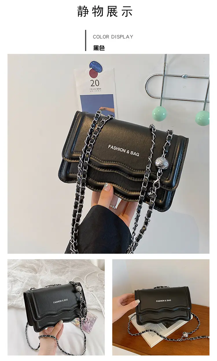 Pink Wave Chain Crossbody Bag for Women 2023 — feature 19