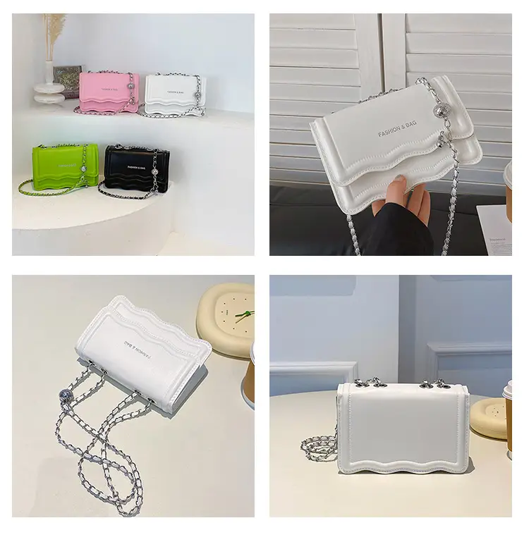 Pink Wave Chain Crossbody Bag for Women 2023 — feature 9