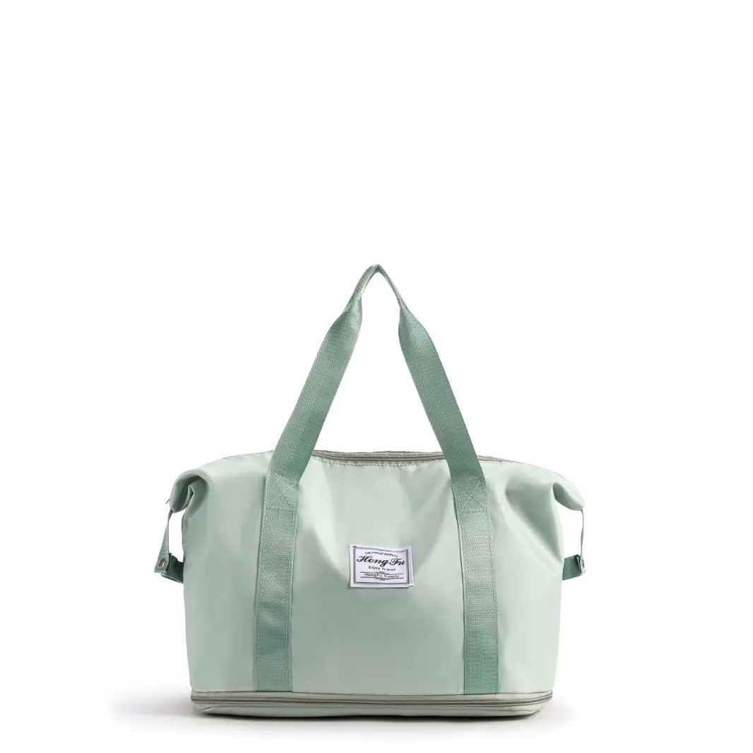 Short Distance Travel Bag Simple Casual Sports Fitness Bag Korean Style Large Capacity Shoulder Bag Expandable Student Leisure Bag - Image 11
