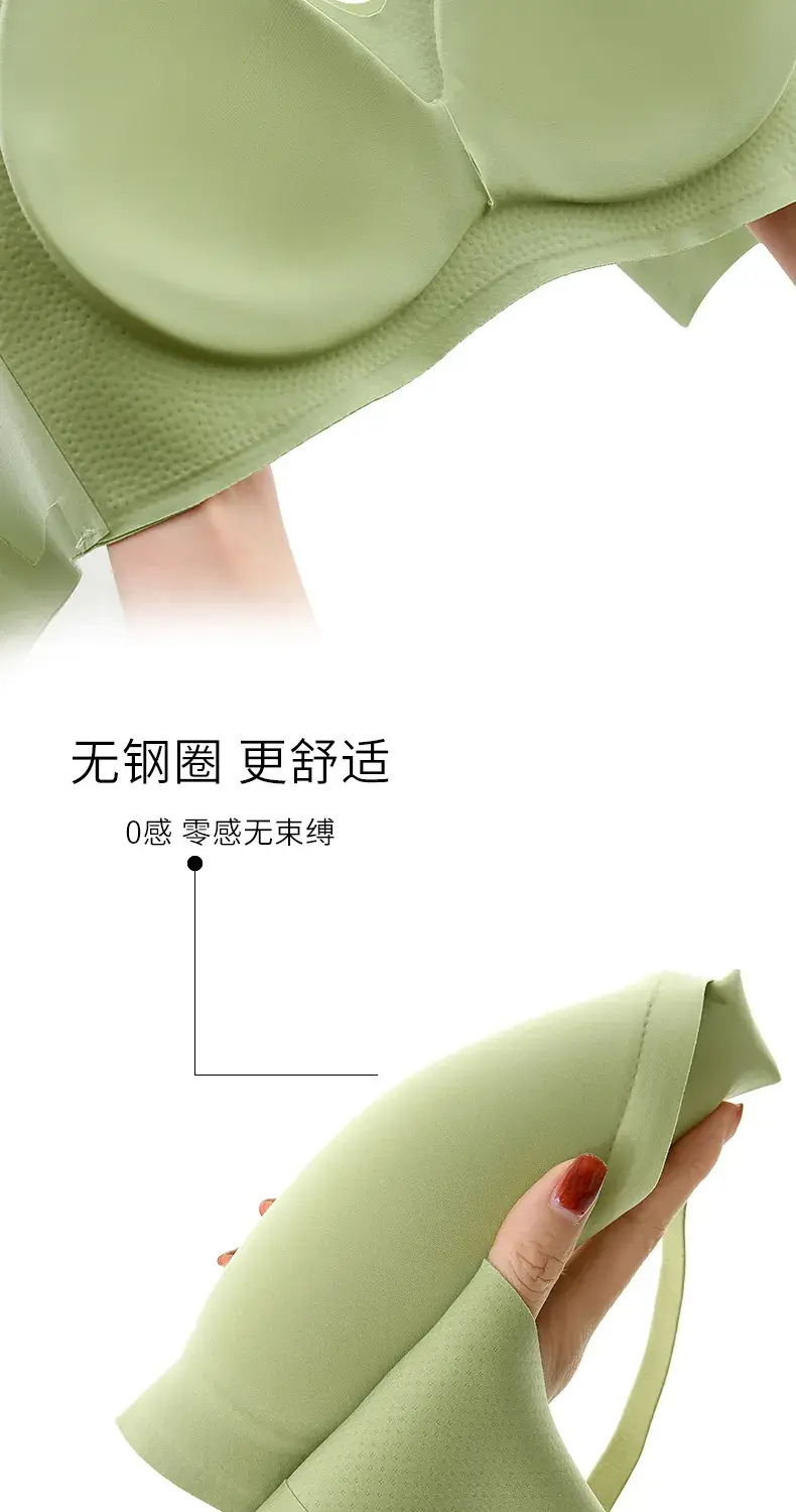 Green Push-Up Non-Wired Bra for Women — feature 12