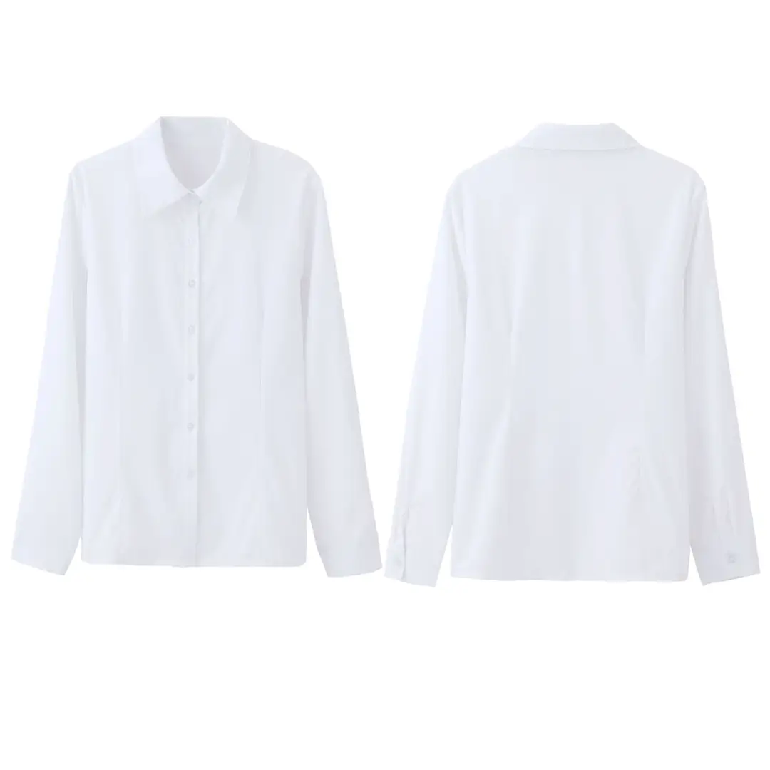 2026 Cross-Border Amazon European and American New Style Foreign Trade Women's Fashion Casual Long-Sleeved Cardigan Button-Up Shirt Top for Women - Image 10