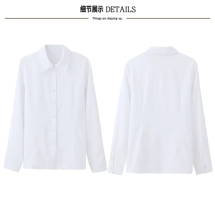 2026 Cross-Border Amazon European and American New Style Foreign Trade Women's Fashion Casual Long-Sleeved Cardigan Button-Up Shirt Top for Women — feature 29