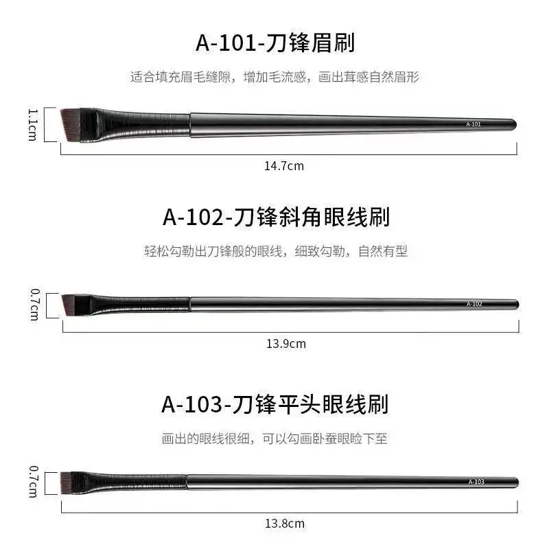Ultra-thin Eyeliner Brush A102 for Precision Application - Image 11