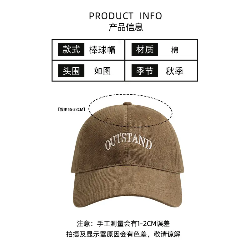 Outland Baseball Cap Red Big Head 2023 — feature 3