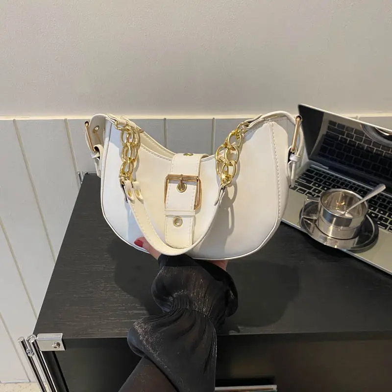 Retro Chain Shoulder Bag Women 2023 Autumn - Image 7