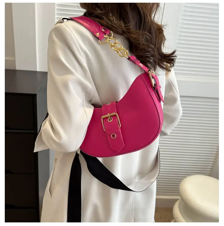 Retro Chain Shoulder Bag Women 2023 Autumn — feature 17