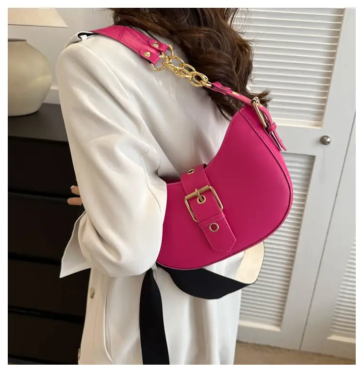 Retro Chain Shoulder Bag Women 2023 Autumn — feature 18