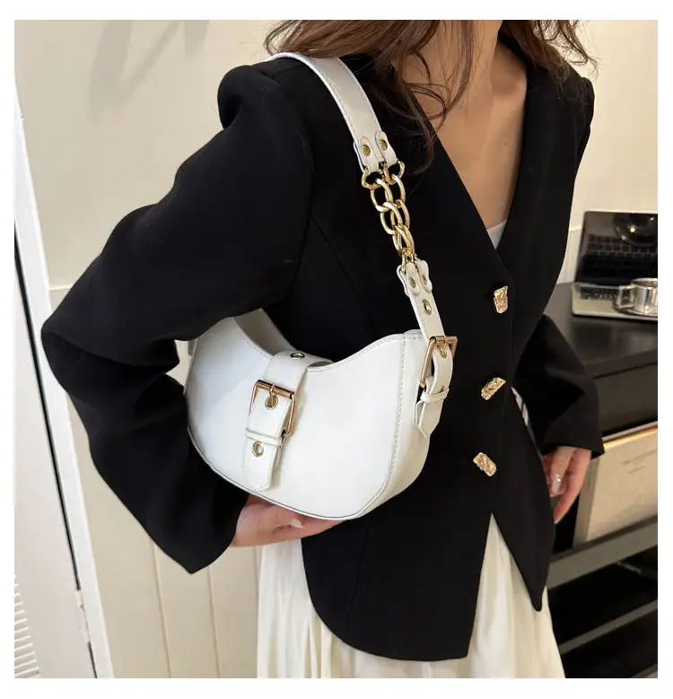 Retro Chain Shoulder Bag Women 2023 Autumn — feature 20