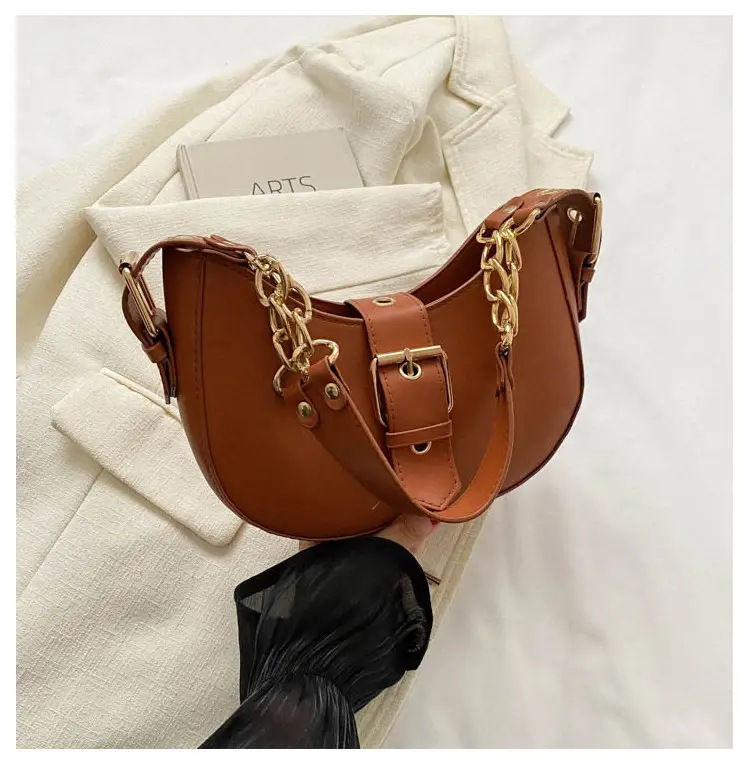 Retro Chain Shoulder Bag Women 2023 Autumn — feature 24