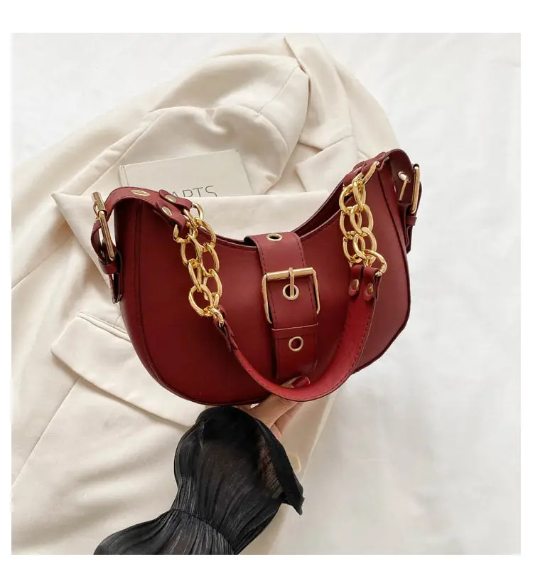 Retro Chain Shoulder Bag Women 2023 Autumn — feature 25