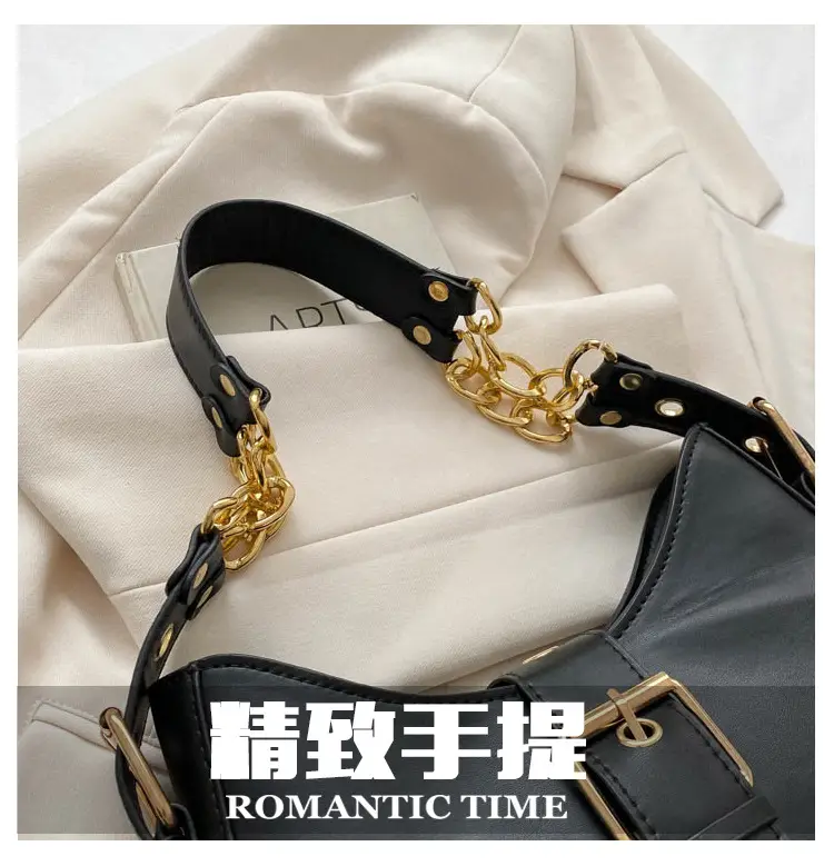 Retro Chain Shoulder Bag Women 2023 Autumn — feature 6