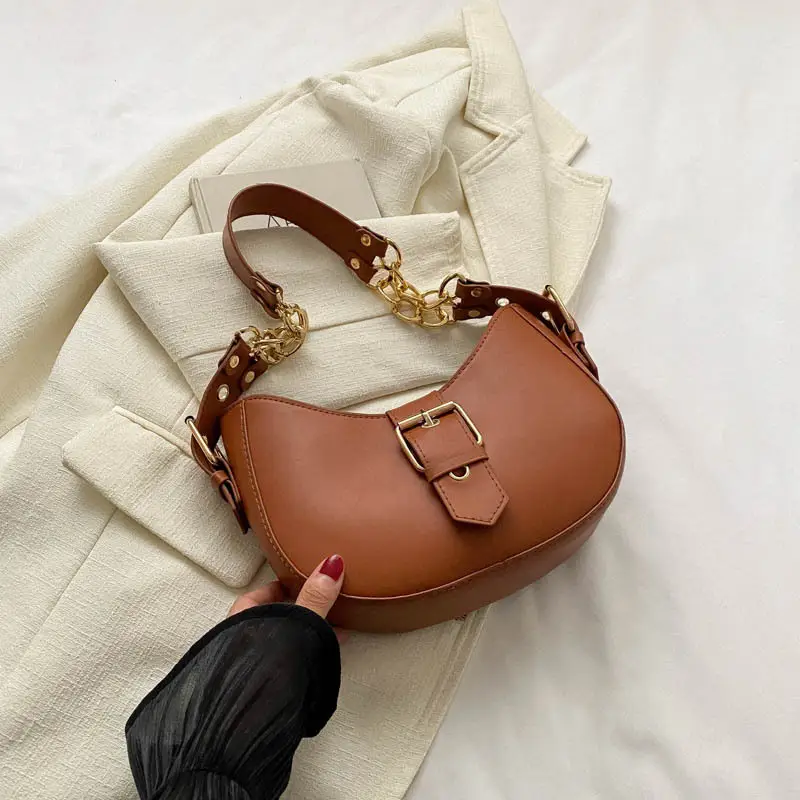 Retro Chain Shoulder Bag Women 2023 Autumn - Image 4