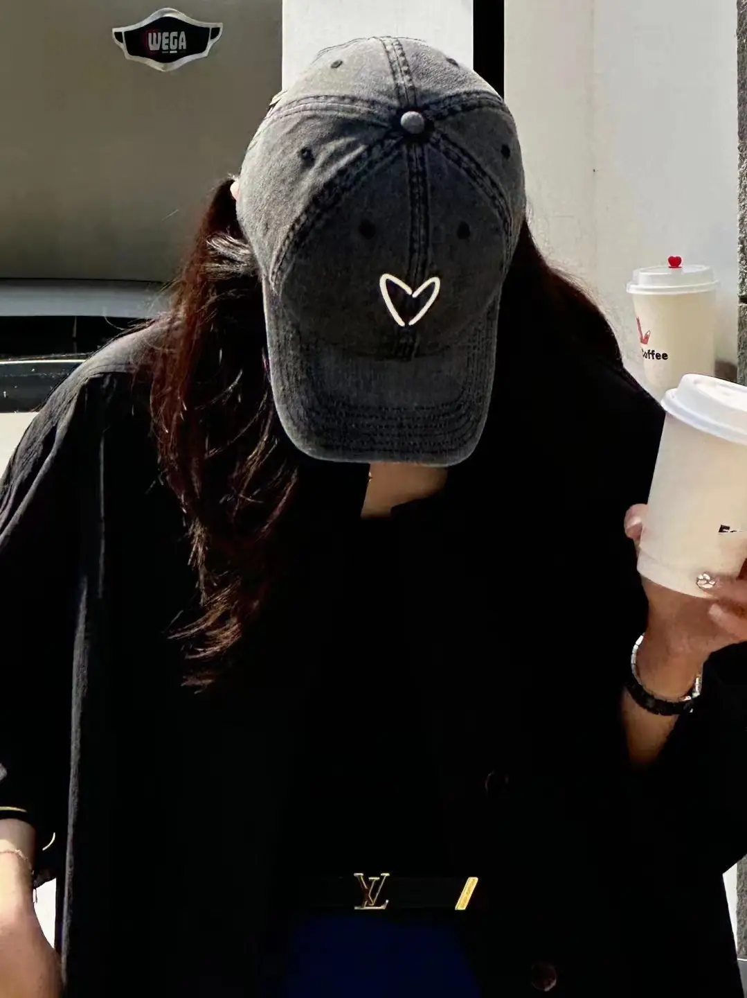 Kids Peach Heart Cap Baseball Hat Spring Summer — feature 3