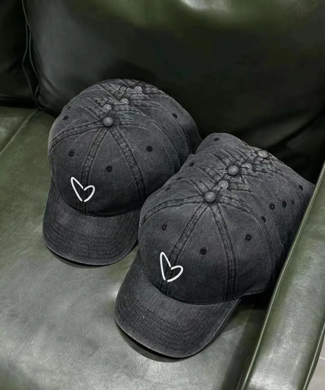Kids Peach Heart Cap Baseball Hat Spring Summer — feature 5