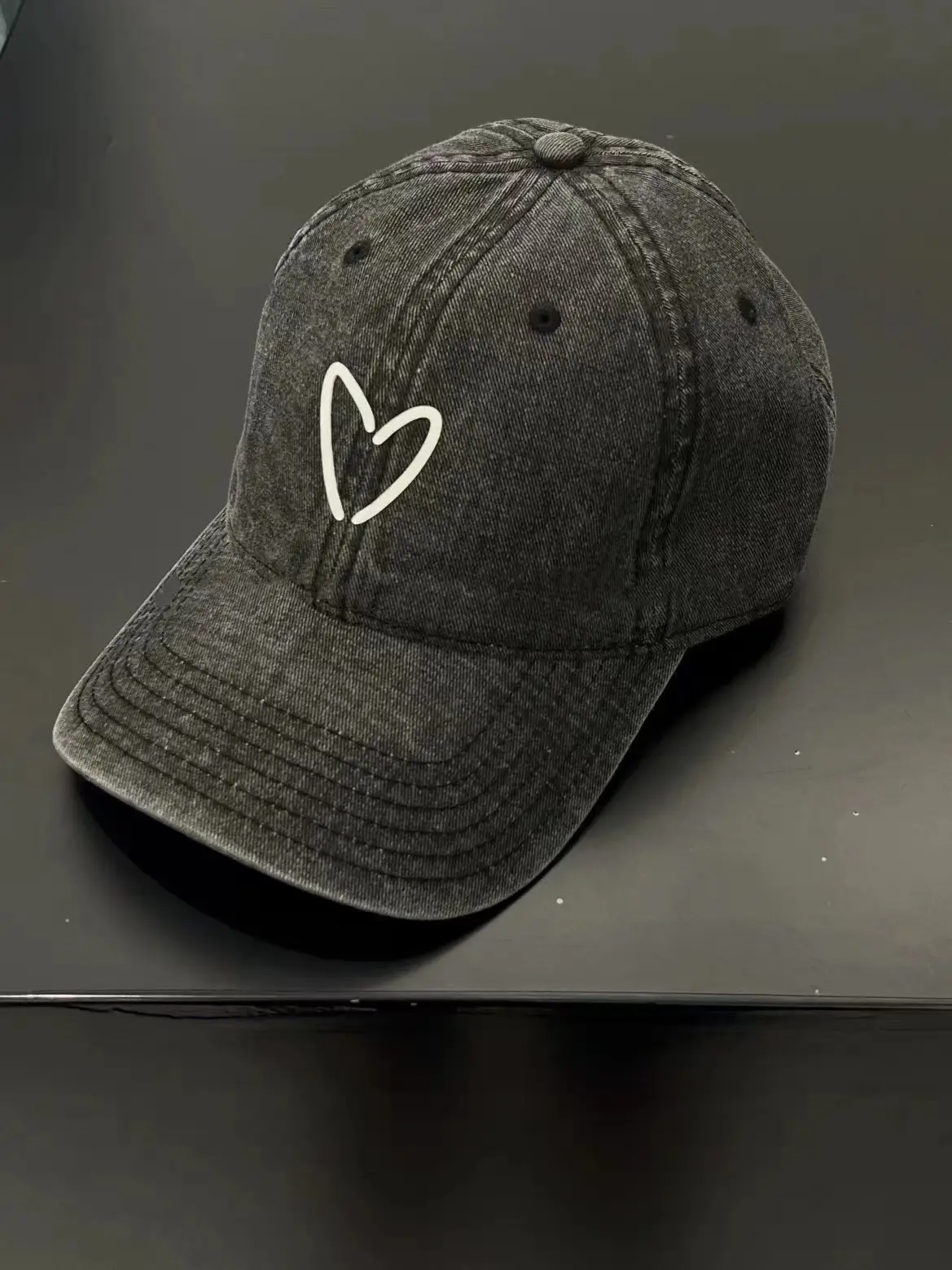 Kids Peach Heart Cap Baseball Hat Spring Summer — feature 6