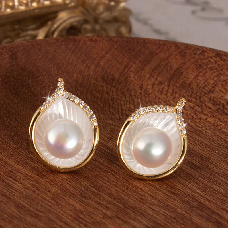 Pearl Earrings S925 Silver Niche Design 2023 — feature 7