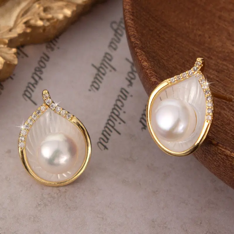 Pearl Earrings S925 Silver Niche Design 2023 — feature 8