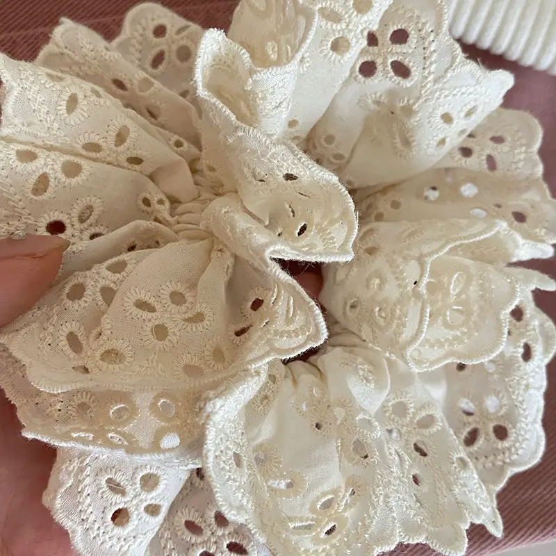 Zhao Silu French Lace Hairband White Large