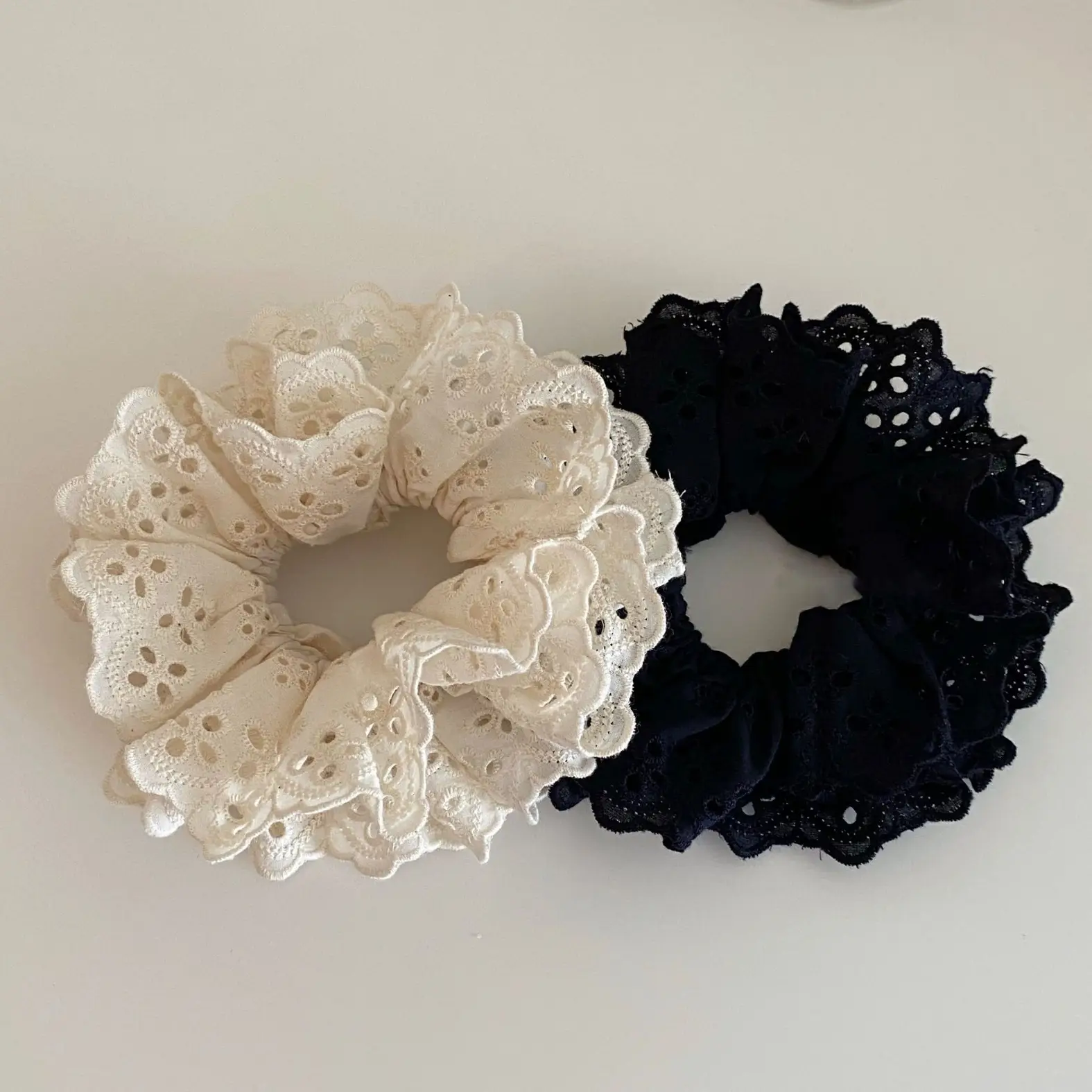 Zhao Silu French Lace Hairband White Large