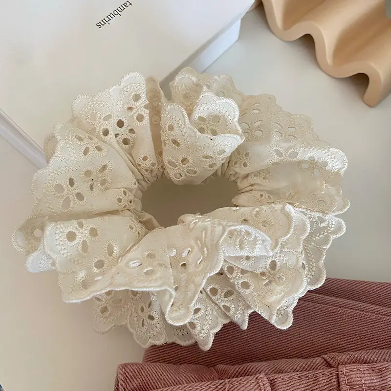 Zhao Silu French Lace Hairband White Large