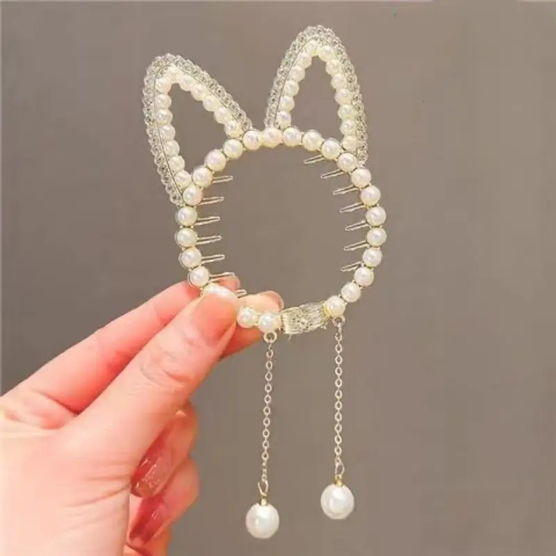 Pearl Flower Hairpin Back Clip for Women — feature 5