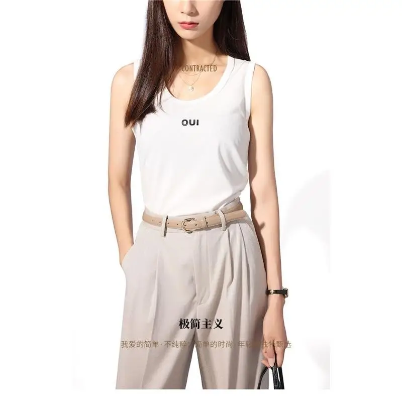 Women's Genuine Leather Belt with Gold Buckle β feature 6