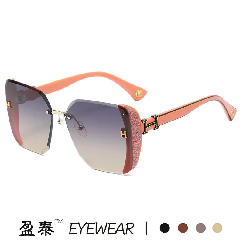 Korean Style Glitter Starry Sunglasses Women - Image 2