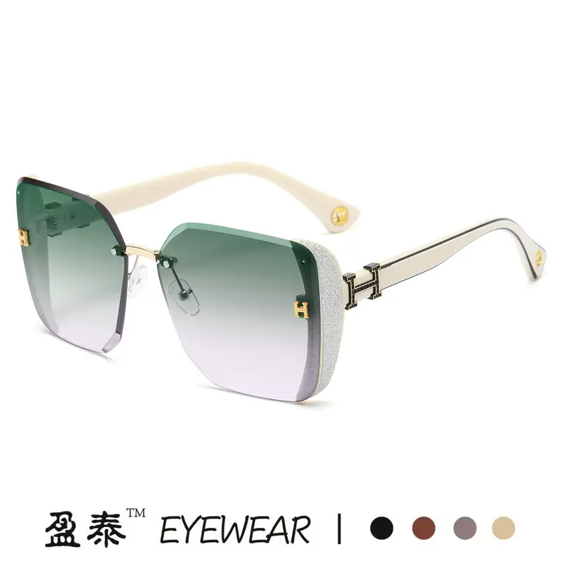 Korean Style Glitter Starry Sunglasses Women - Image 3