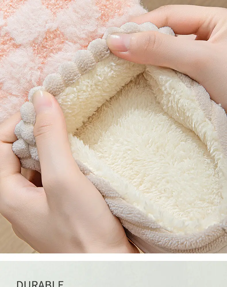 Women's Fleece Lined Cotton Slippers Autumn Winter — feature 10