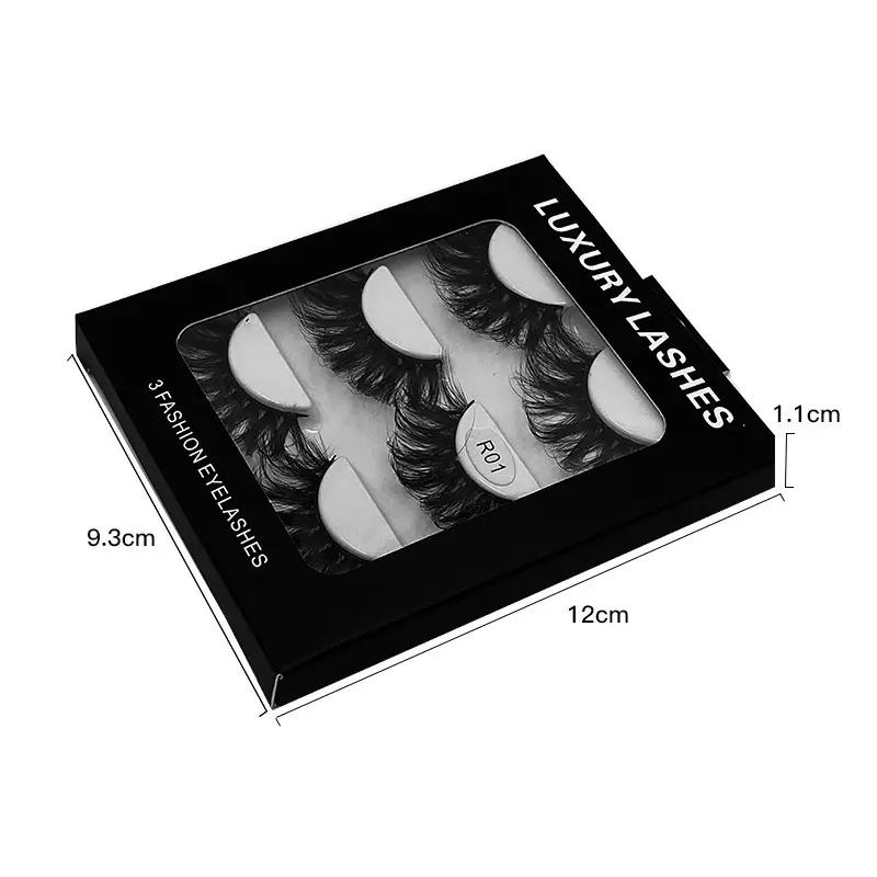 Luxury False Eyelashes 3 Pairs 6D Multi Layer - Image 15