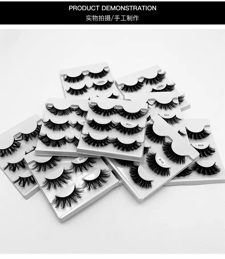 Luxury False Eyelashes 3 Pairs 6D Multi Layer — feature 30