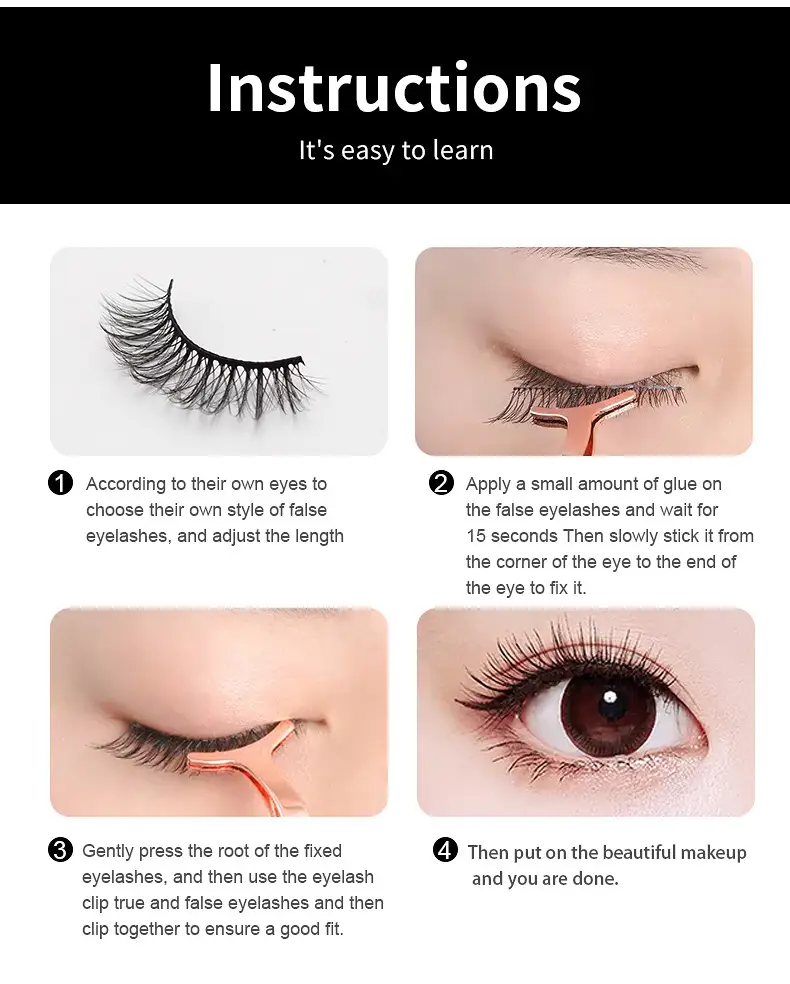 Luxury False Eyelashes 3 Pairs 6D Multi Layer — feature 31