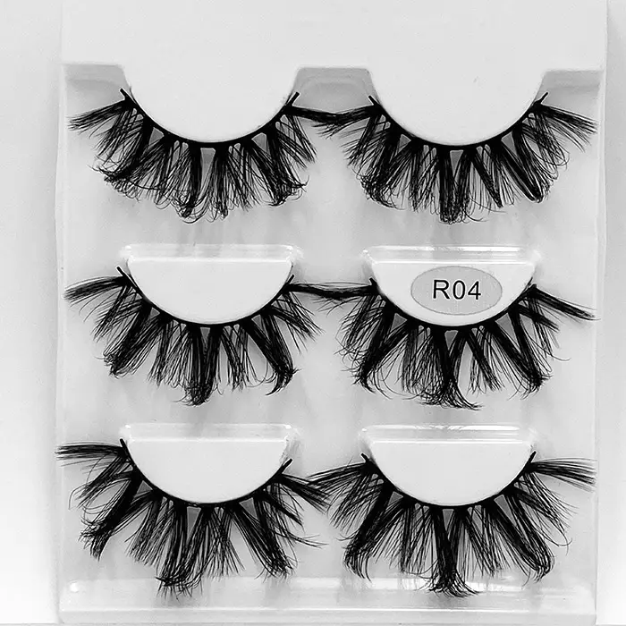 Luxury False Eyelashes 3 Pairs 6D Multi Layer - Image 4