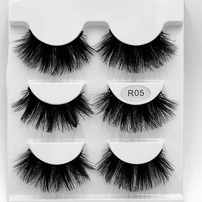 Luxury False Eyelashes 3 Pairs 6D Multi Layer - Image 5