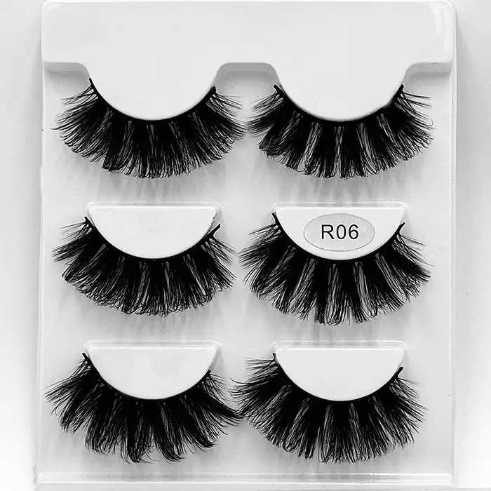 Luxury False Eyelashes 3 Pairs 6D Multi Layer - Image 6
