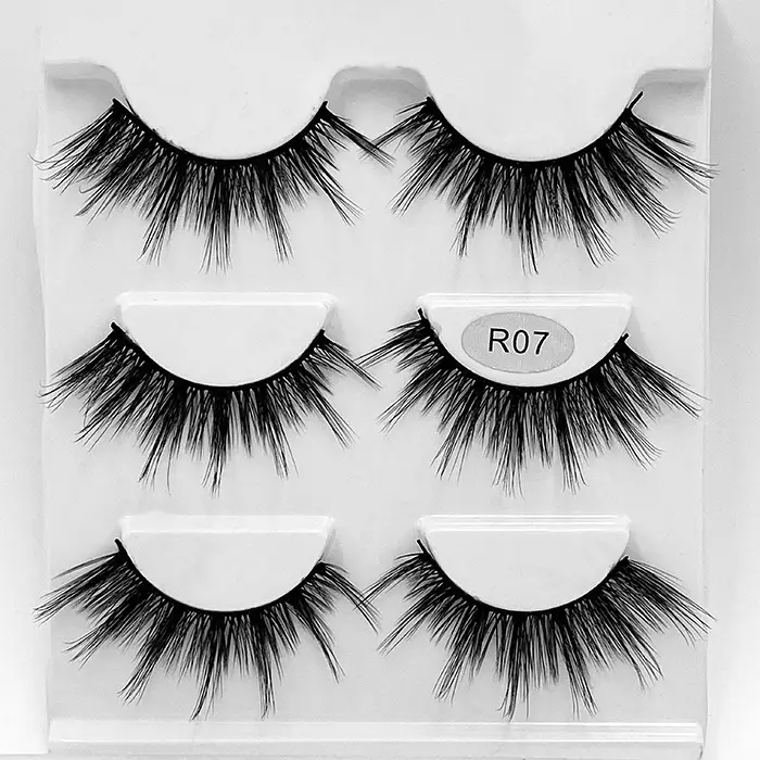 Luxury False Eyelashes 3 Pairs 6D Multi Layer - Image 7