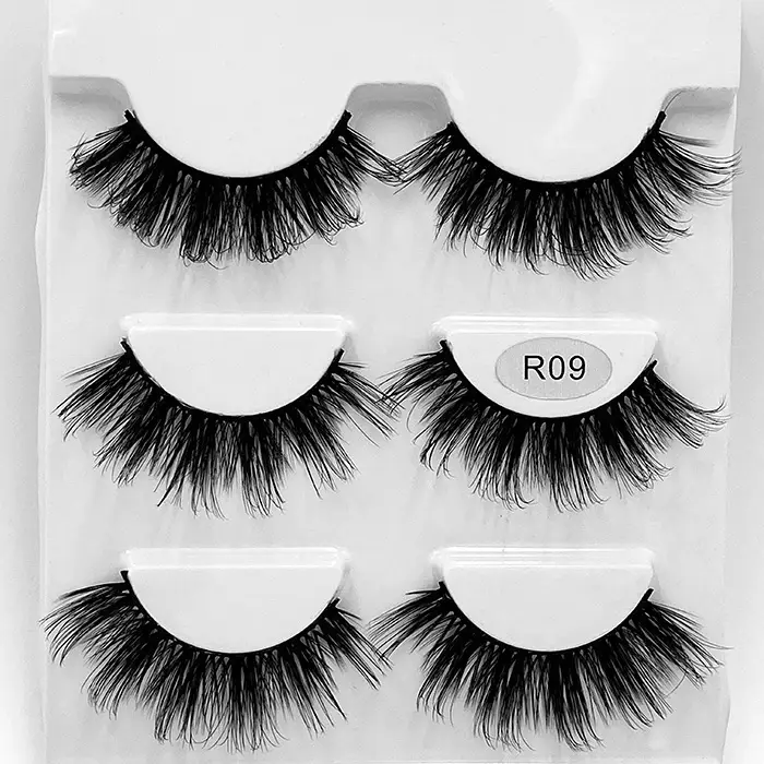 Luxury False Eyelashes 3 Pairs 6D Multi Layer - Image 9