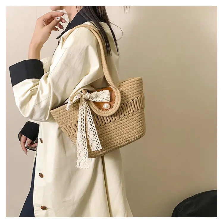 Trendy Minimalist Handheld Basket Bag for Women — feature 12
