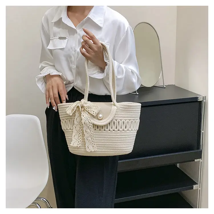 Trendy Minimalist Handheld Basket Bag for Women — feature 16