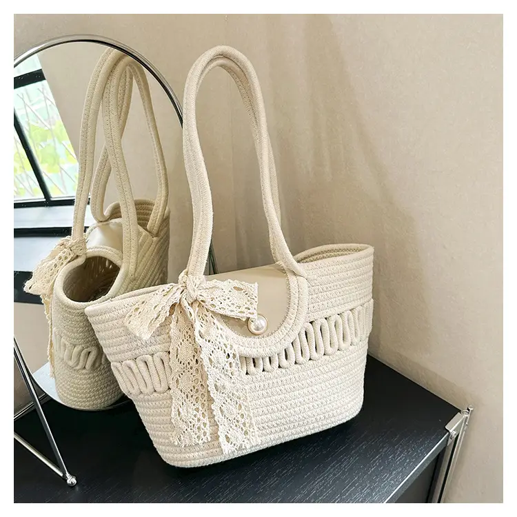 Trendy Minimalist Handheld Basket Bag for Women — feature 19