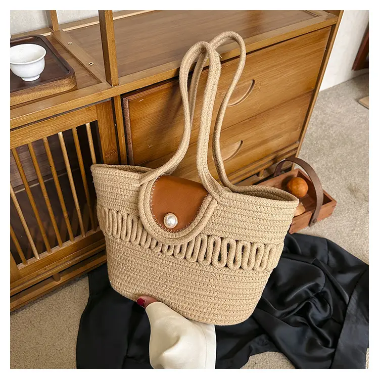 Trendy Minimalist Handheld Basket Bag for Women — feature 22