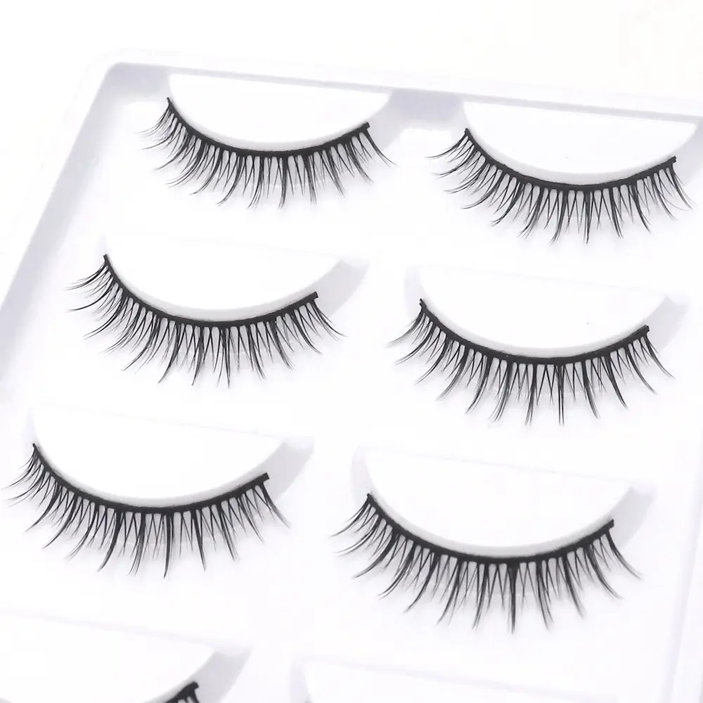 Fairy False Eyelashes Black Hard Stem Set - Image 12
